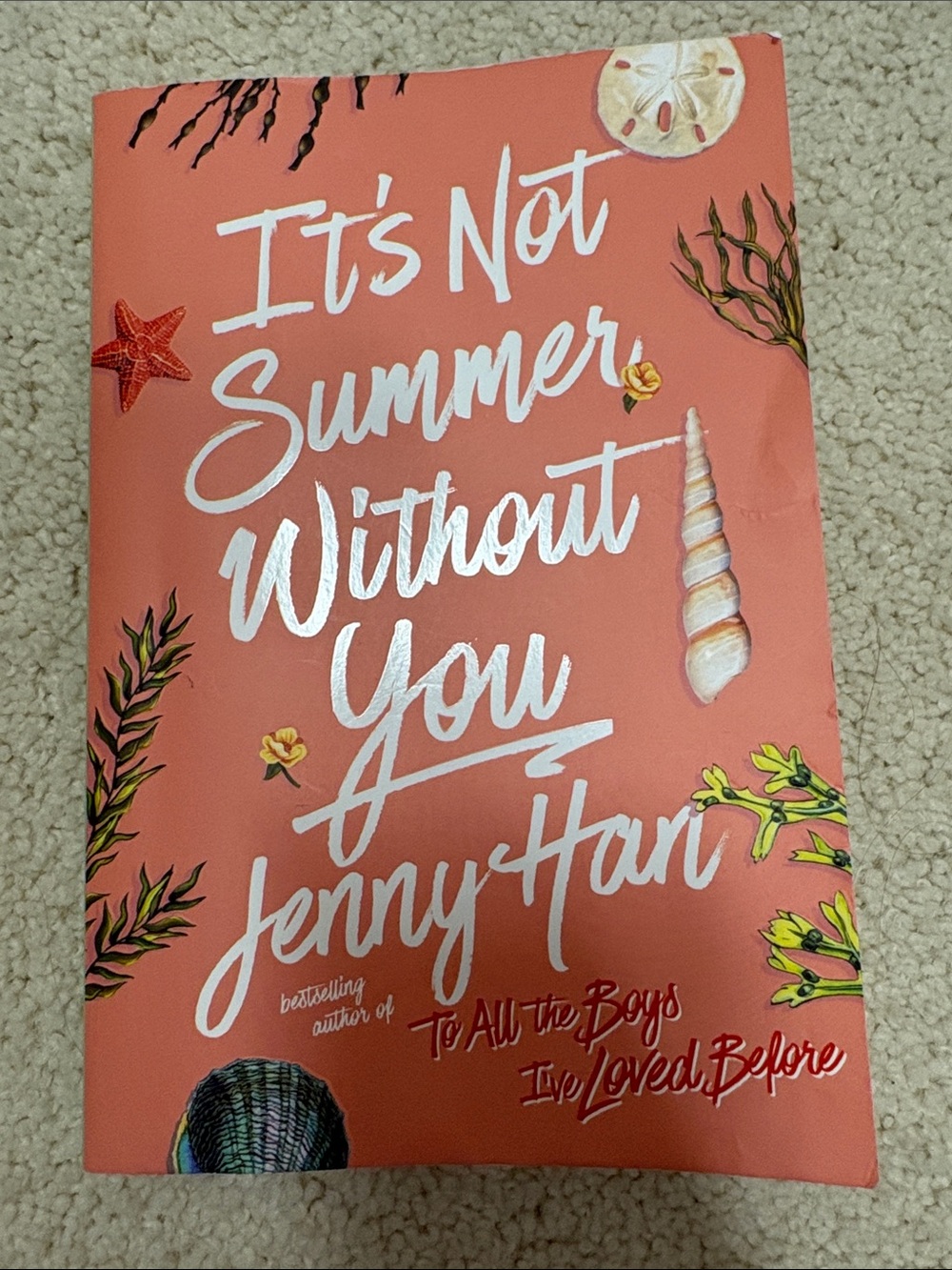 It's Not Summer Without You by Jenny Han - Coral Cover